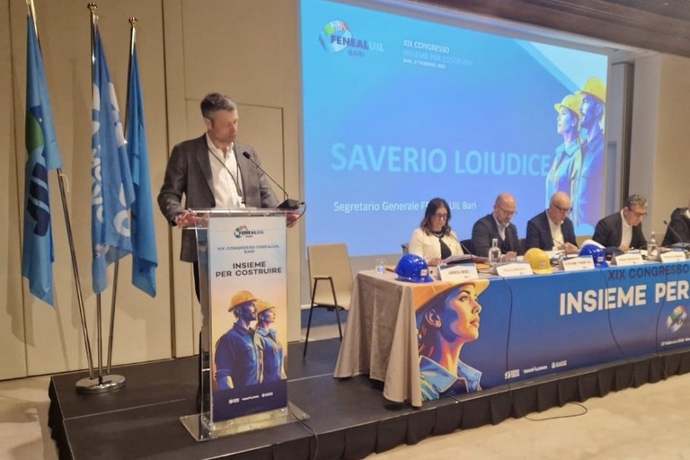 Sindacati: Saverio Loiudice confermato alla guida di Feneal Uil - Altamura