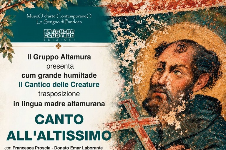 Immagine del post 25626 - Altamura Il Cantico delle creature in lingua madre altamurana - Altamura