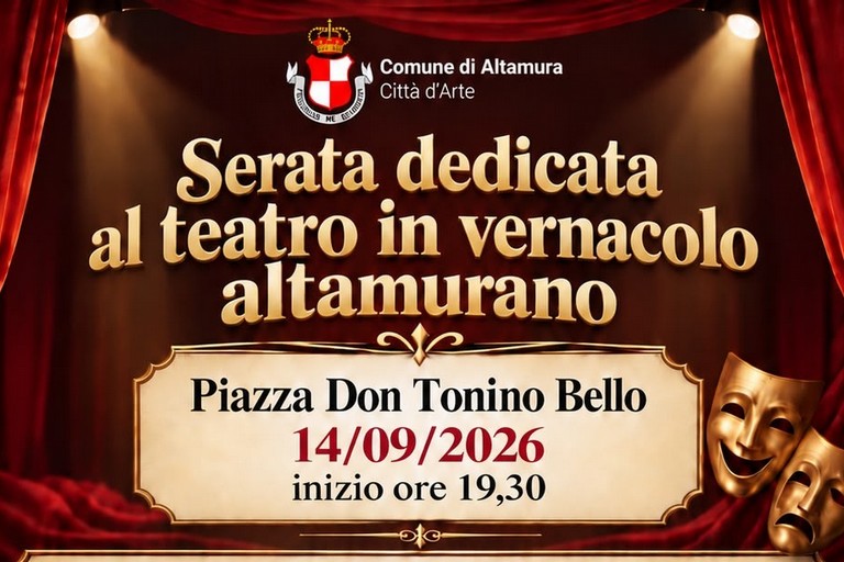 Immagine del post 24902 - Altamura Serata dedicata al teatro in dialetto altamurano - Altamura