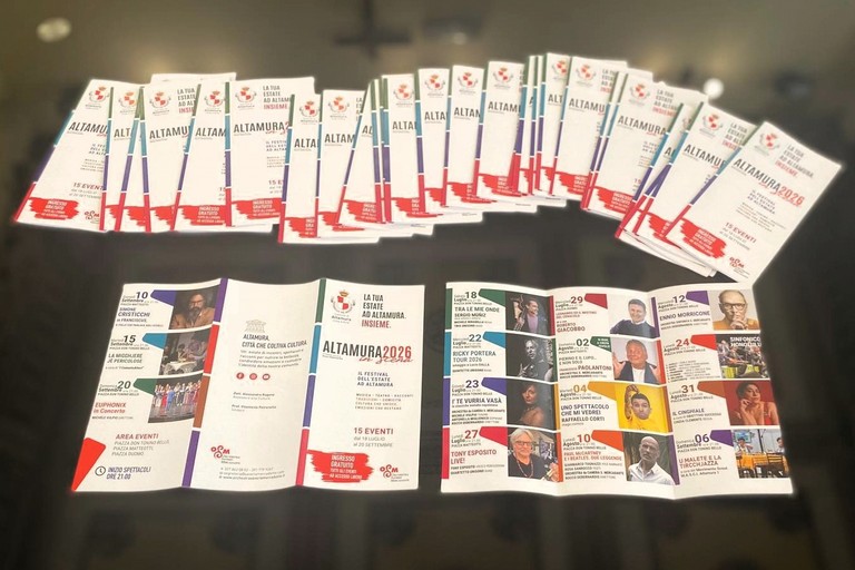 Immagine del post 22893 - Altamura Presentata la rassegna estiva, 15 spettacoli fino a settembre - Altamura