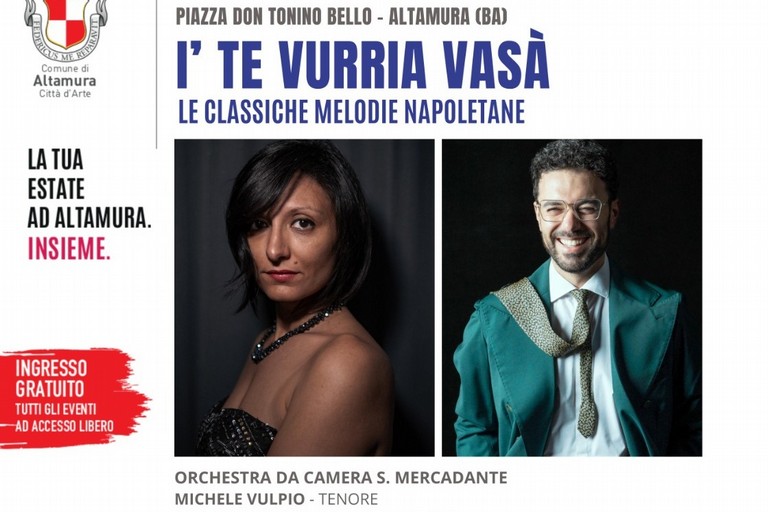 Immagine del post 23153 - Altamura Altamura in scena 2026: Le classiche melodie napoletane - Altamura
