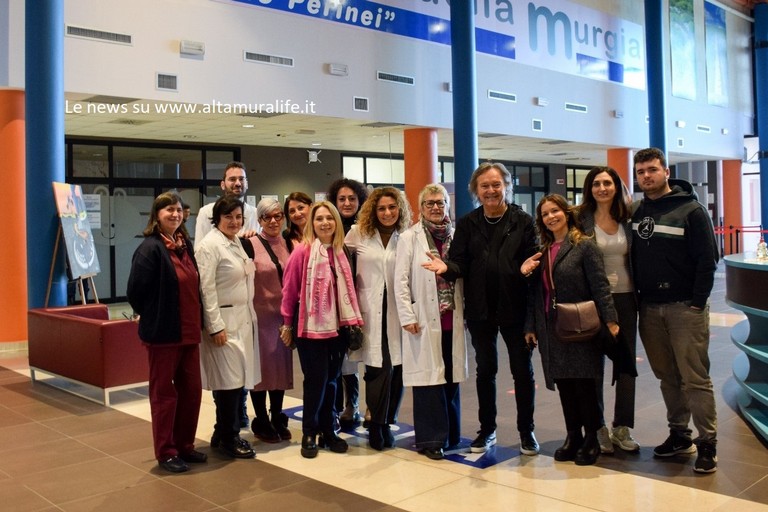 Immagine del post 1024 - Altamura Red Canzian (Pooh) saluta i pazienti di oncologia - Altamura