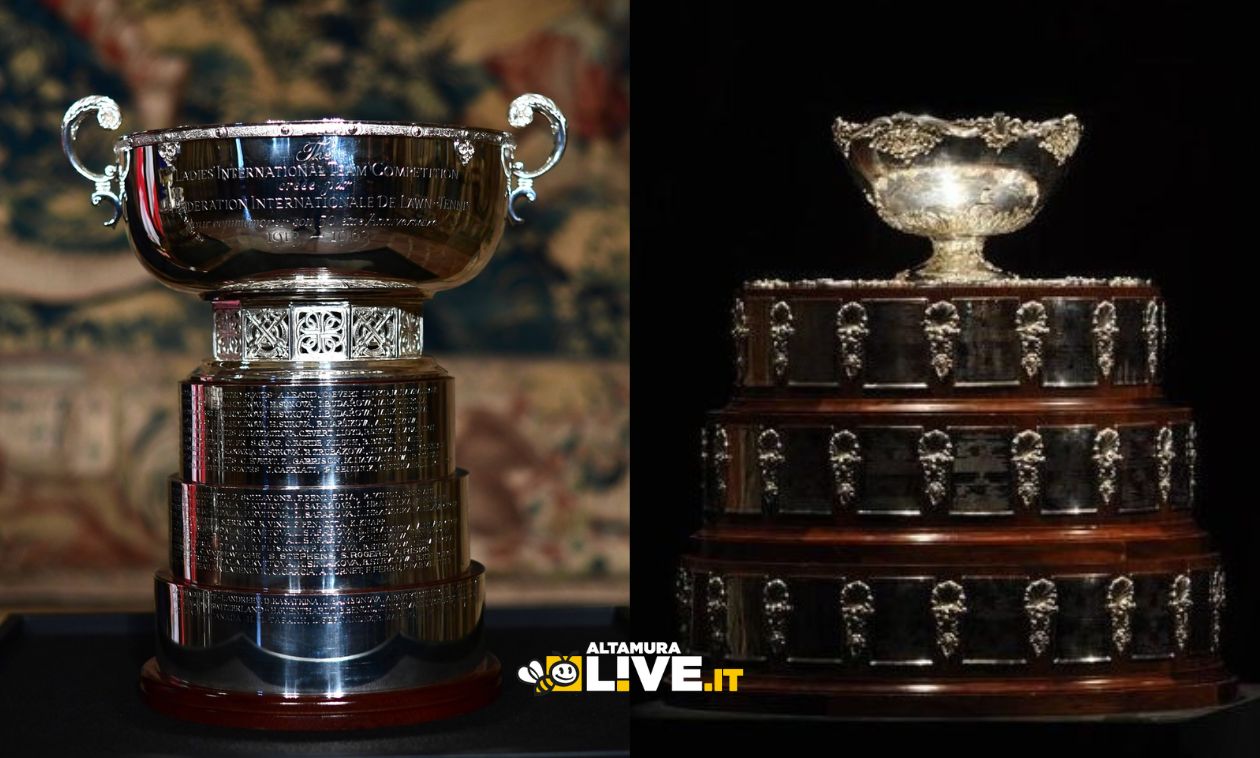 Immagine del post 16693 - Altamura Tennis, Coppa Davis e Billie Jean King Cup ad Altamura: i trofei dei grandi successi azzurri in mostra a Palazzo di Città - Altamura