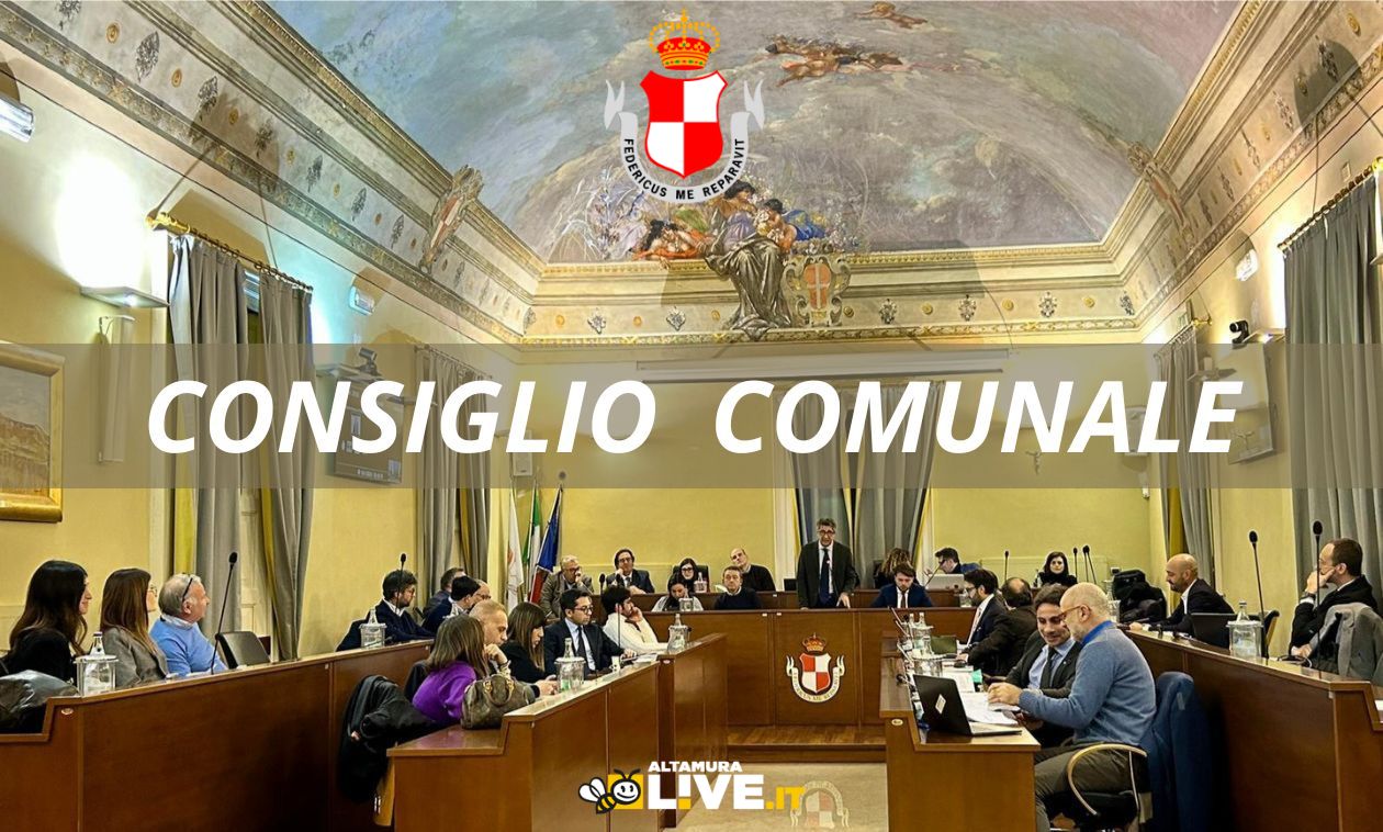 Immagine del post 6843 - Altamura Consiglio comunale del 7 maggio: sicurezza, sport e viabilità al centro della seduta straordinaria - Altamura