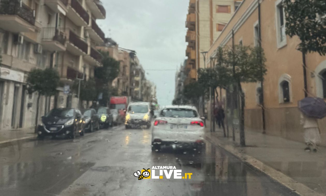 Maltempo ad Altamura e possibili nevicate. Attenzione alle strade a rischio allagamento e ghiaccio - Altamura