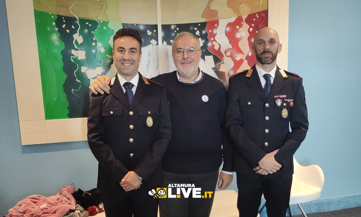 Altamura, bimba di 2 anni chiusa in auto sotto il sole salvata dagli agenti Antonio Lorusso e Antonio Laruina. Premiati a Riccione i due agenti-eroi - Altamura