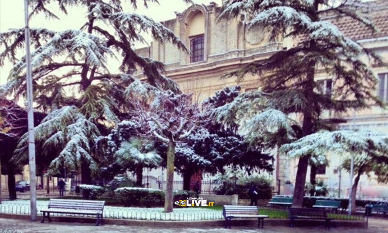 Altamura: temporali nel weekend e prevista neve domenica, 12 gennaio - Altamura