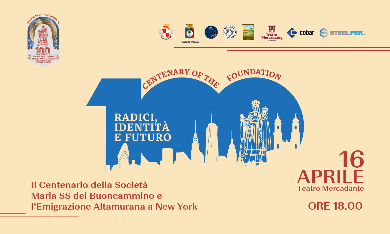 Immagine del post 5579 - Altamura Centenario dell’Associazione Maria SS. del Buoncammino di Brooklyn, Altamura – New York: un secolo di Devozione, Radici, Identità e Futuro - Altamura
