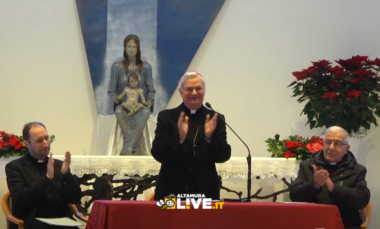 Il saluto al Vescovo mons. Mimmo Cornacchia che dopo 10 anni lascia la guida della Diocesi di Molfetta-Ruvo-Giovinazzo-Terlizzi - Altamura