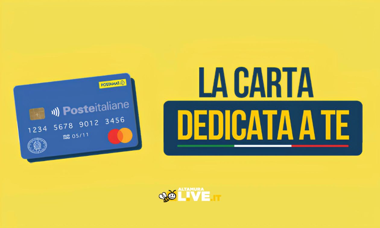 Immagine del post 12936 - Altamura Carta “Dedicata a te” 2025: pubblicato elenco dei beneficiari di Altamura - Altamura