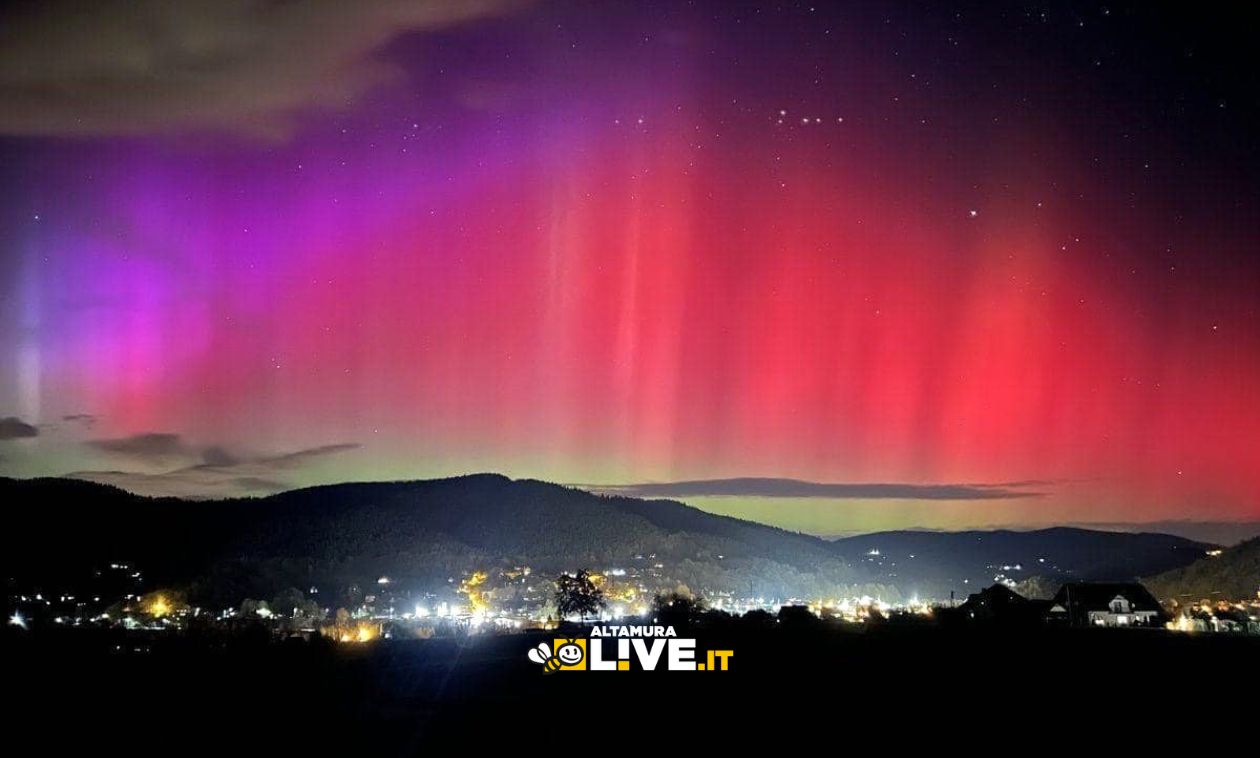Immagine del post 13775 - Altamura Arriva l’aurora boreale visibile anche in Italia grazie alla tempesta solare “cannibale” - Altamura