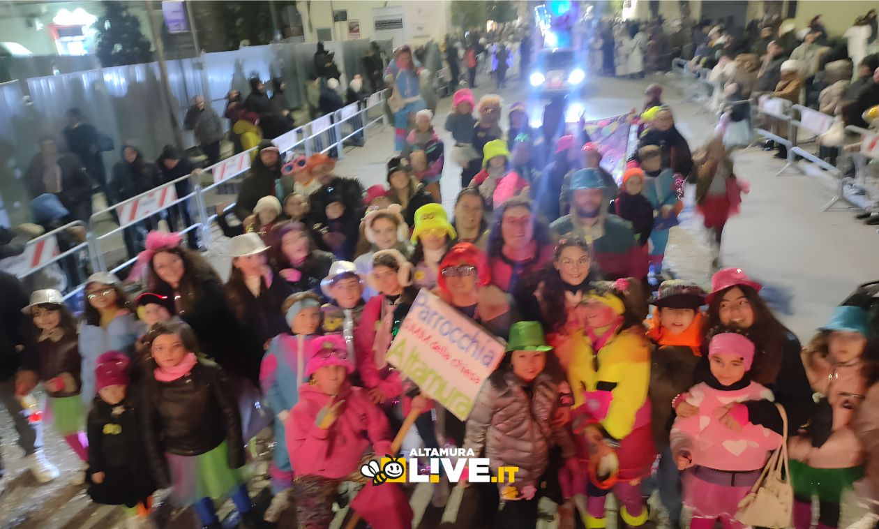 Immagine del post 17310 - Altamura Rinviata la sfilata dei carri di Carnevale per maltempo. Si farà giovedì 19 febbraio - Altamura
