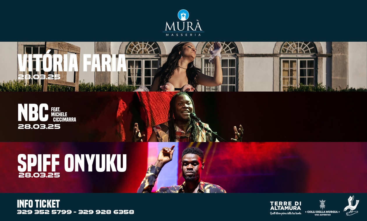 Masseria Murà ospita tre eventi di musica live internazionale tra suoni, culture e sapori - Altamura