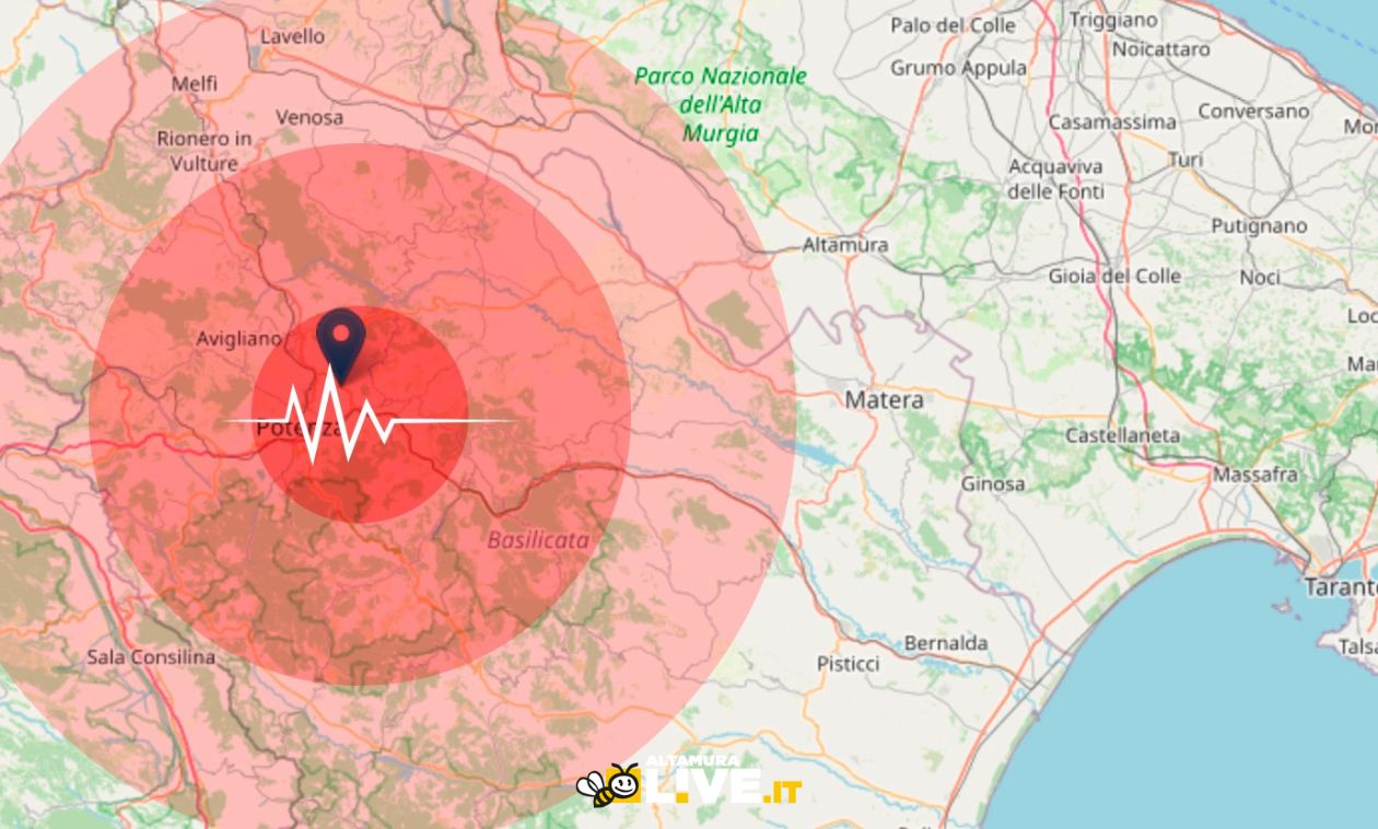 Terremoto in Basilicata, scossa avvertita anche ad Altamura - Altamura