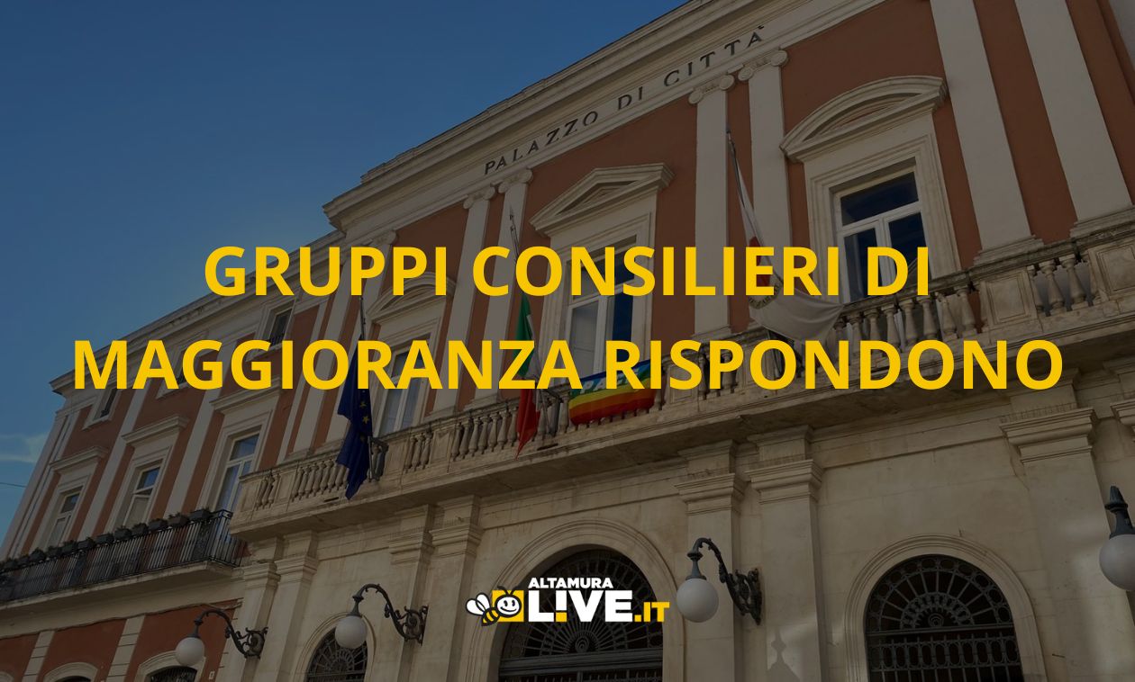 Immagine del post 15099 - Altamura Crisi amministrativa e salario accessorio: la risposta dei Gruppi Consiliari di Maggioranza - Altamura