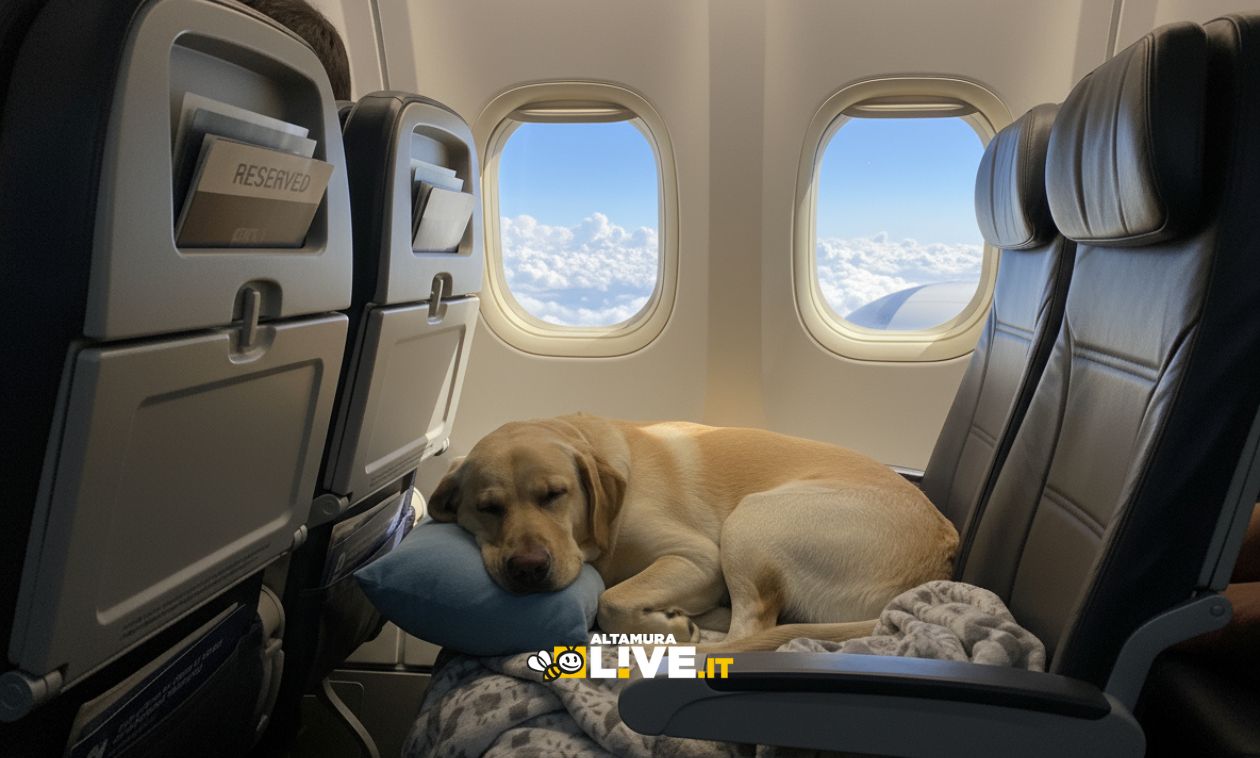 Immagine del post 11788 - Altamura Cani di taglia grande in aereo. Dal 23 settembre potranno viaggiare in cabina - Altamura