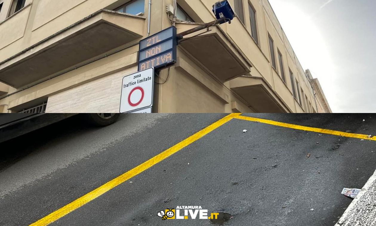 Immagine del post 4349 - Altamura Altamura sperimenta la ZTL h24. Nuove strisce gialle: le regole da seguire - Altamura