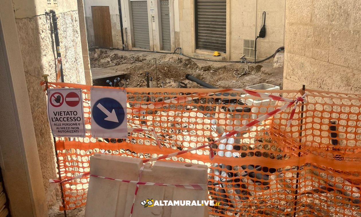 Lavori Centro Storico, chiuse al traffico Piazza San Giovanni e vie adiacenti fino a settembre 2025 - Altamura