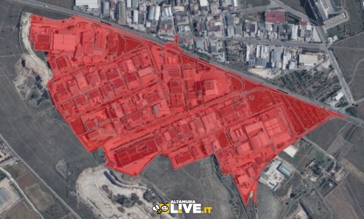 Zona industriale di Altamura: approvato il maxi intervento da 3,9 milioni per rete idrica e fognaria - Altamura