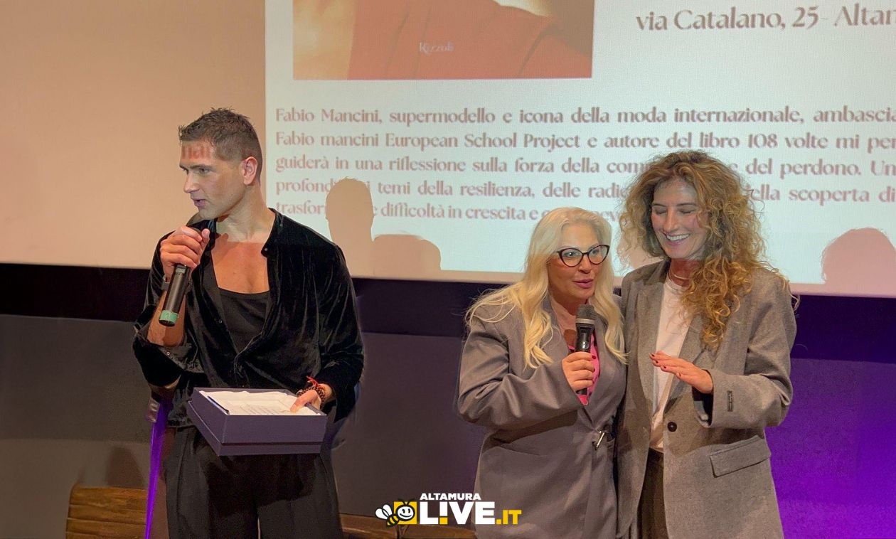 Immagine del post 6408 - Altamura Il modello Fabio Mancini e Nina Palmieri de “Le Iene” ad Altamura con “Dialoghi per superare le sfide sociali” - Altamura
