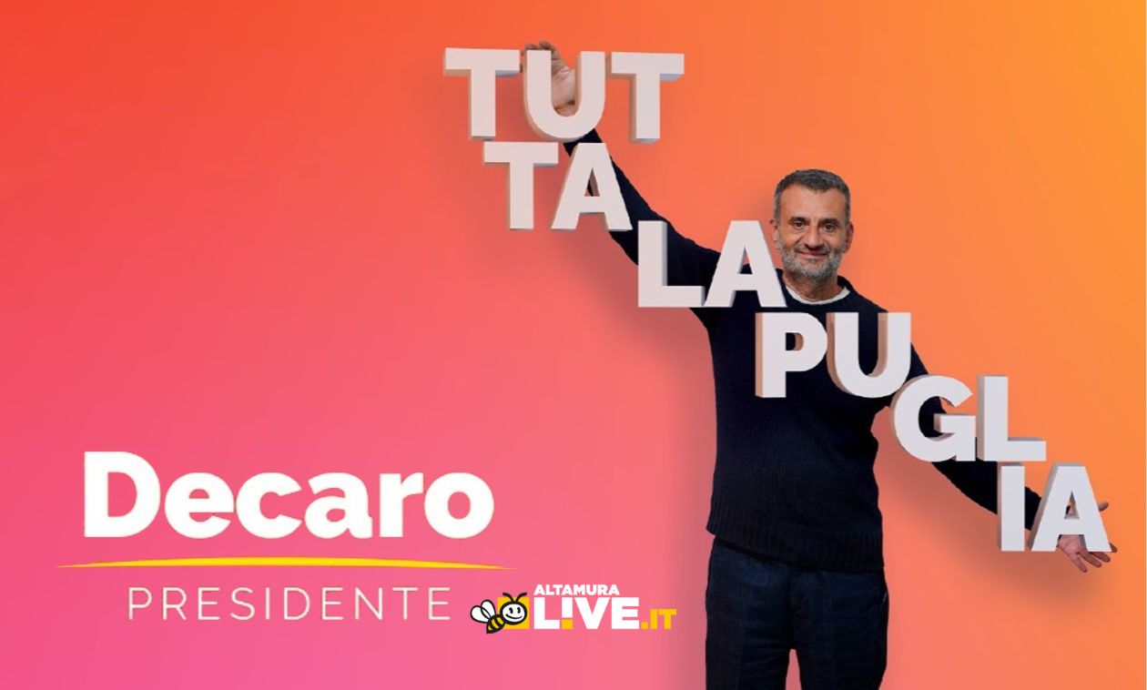 Immagine del post 14237 - Altamura Antonio Decaro è il nuovo presidente della Regione Puglia - Altamura