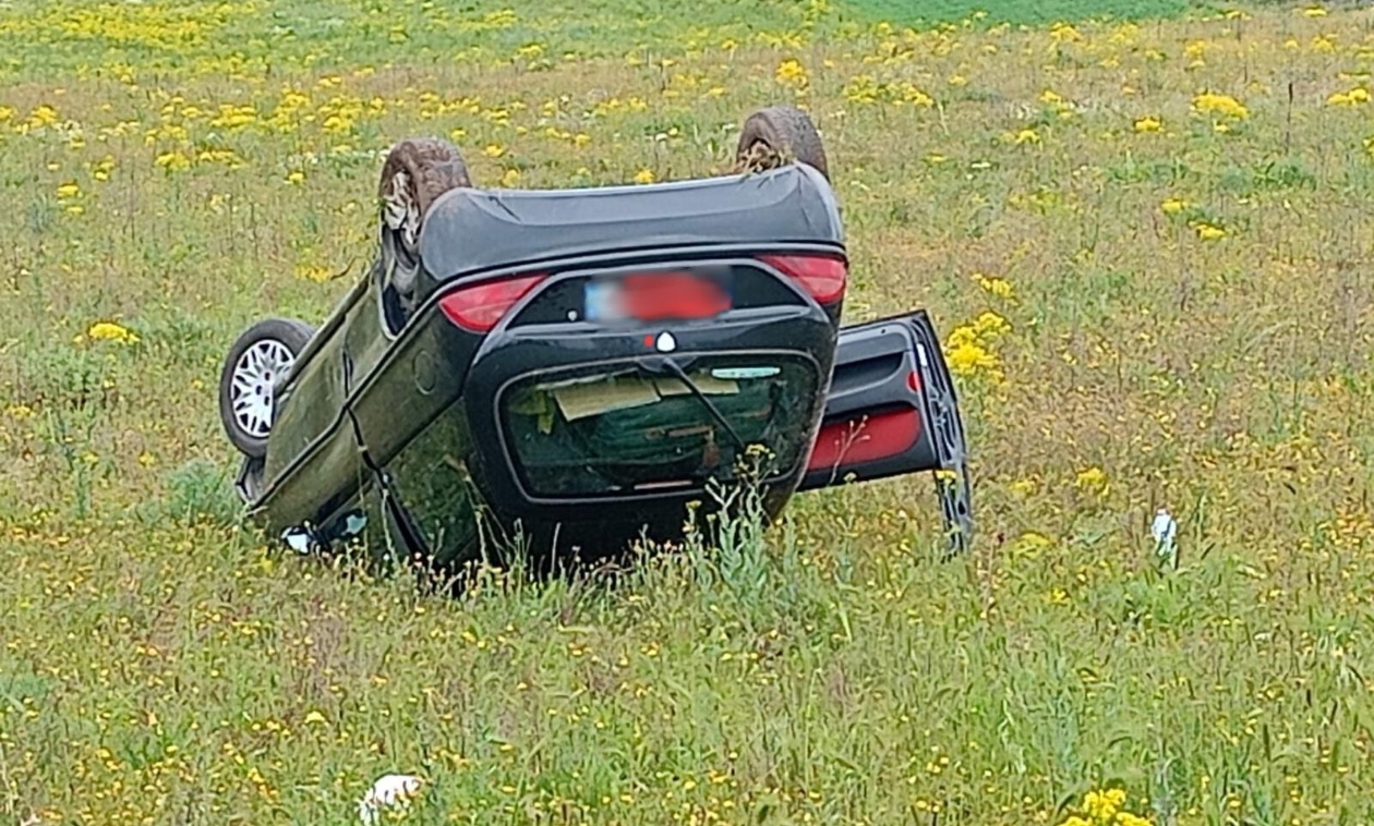 Immagine del post 6467 - Altamura Auto si ribalta fuori strada sulla SP238 Altamura-Corato - Altamura