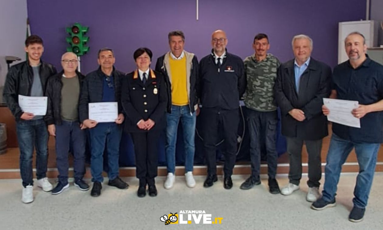 Immagine del post 7696 - Altamura Nuovi volontari entrano nella Protezione Civile di Altamura: Bartolomeo Dileo, Francesco Sette e Tommaso Quintano - Altamura