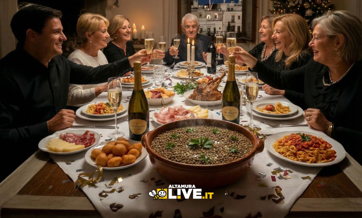 Capodanno 2025: tavole imbandite, partenze e tradizioni. Immancabile la Lenticchia IGP di Altamura portafortuna - Altamura
