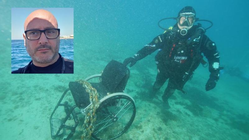 Sub campione mondiale, Paolo De Vizzi non può allenarsi: “Hanno eliminato l’area sosta per disabili” - Bari