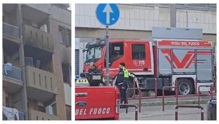 Foggia, incendio in appartamento: donna bloccata. Messa in salvo da un uomo che va via: “Un grazie” - Bari