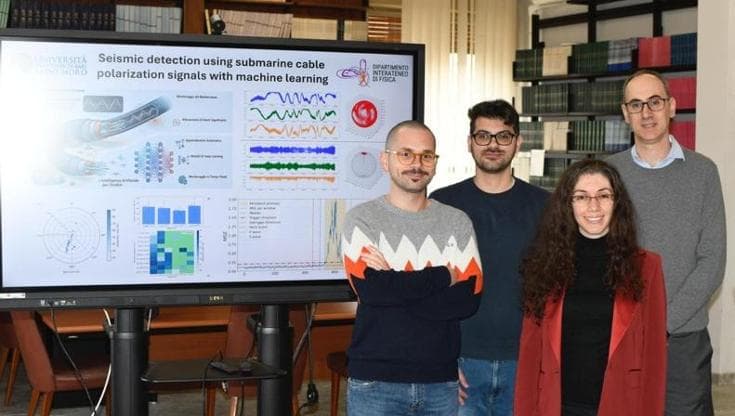 Immagine del post 18959 - Bari I cavi sottomarini di internet usati per rilevare i terremoti: il sistema ideato da équipe di Uniba - Bari
