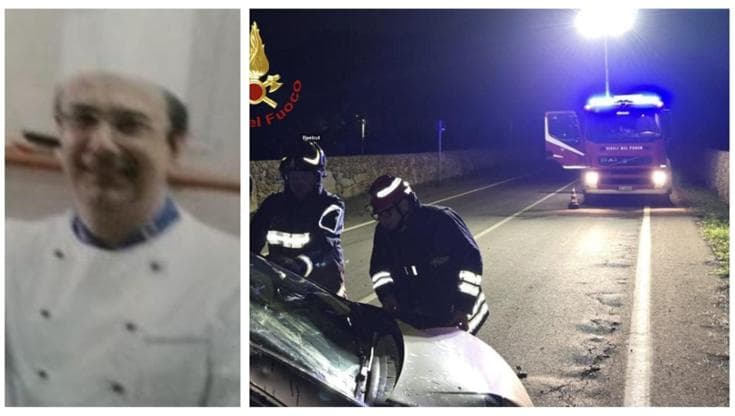 Immagine del post 15562 - Bari Salento, auto fuori strada a fine turno: muore a 59 anni lo chef Angelo Maggio - Bari