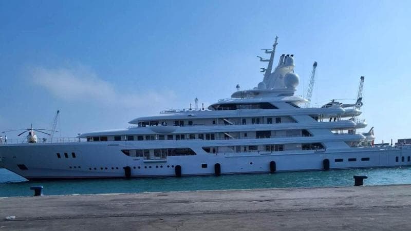 Immagine del post 23533 - Bari Il superyacht da 117 metri dell’ambasciatore Usa Fertitta di nuovo a Bari. “Viaggio diplomatico” - Bari