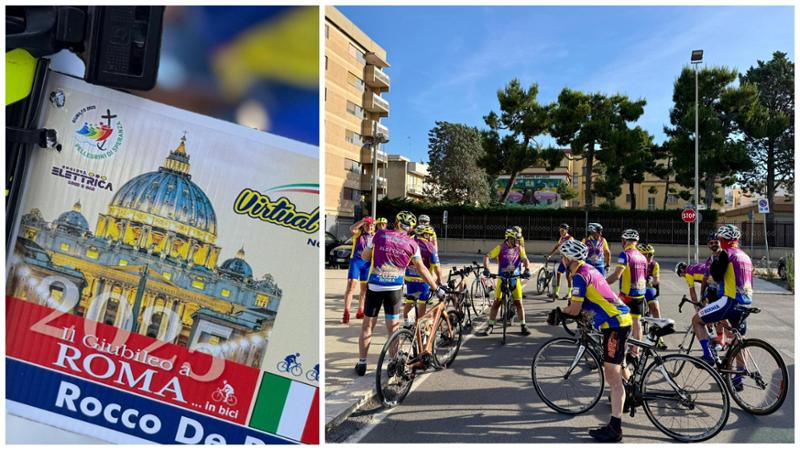 Immagine del post 8048 - Bari In bici a Roma per il Giubileo, tre giorni di viaggio per arrivare a San Pietro: “Il nostro sogno” - Bari