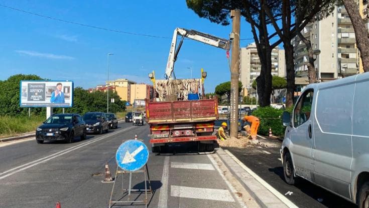 Immagine del post 22392 - Bari Bari, traffico in direzione aeroporto a rischio per il cantiere della ciclabile in viale Europa - Bari