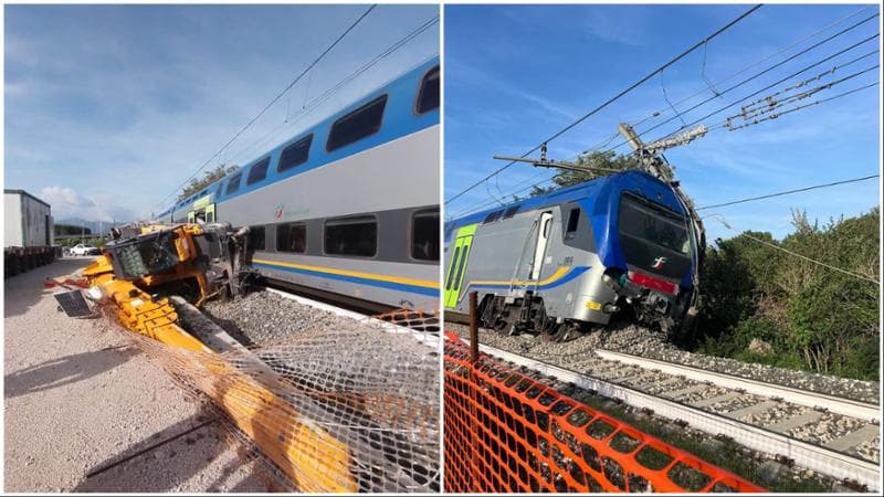 Immagine del post 11288 - Bari Incidente sulla Caserta-Foggia, treno colpisce gru dei lavori Alta velocità: cancellazioni e disagi - Bari
