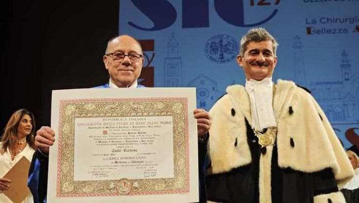 Immagine del post 12378 - Bari Carlo Verdone medico con laurea: l’Università di Bari gli concede la pergamena - Bari