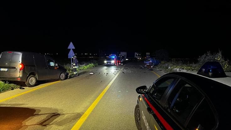 Immagine del post 13530 - Bari Scontro frontale sulla statale 275 Maglie – Leuca: muore a 68 Anna Maria Fanciullo - Bari