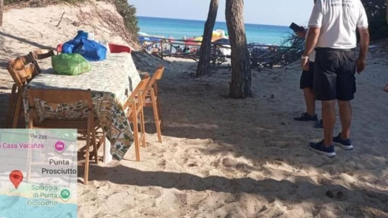 Immagine del post 22442 - Bari Salento, spunta tavolata della domenica nella riserva marina: multe ai bagnanti. “Surreale” - Bari