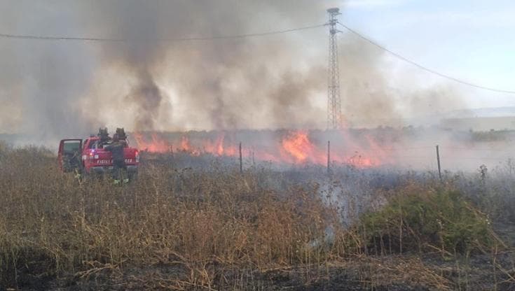Immagine del post 22479 - Bari Manfredonia, torna a bruciare l’oasi di Lago Salso. Il sindaco denuncia: “Noi senza Canadair” - Bari