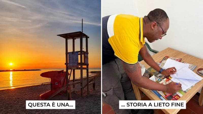 Immagine del post 23650 - Bari Dalla torretta sulla spiaggia a una casa vera: la nuova vita di un ingegnere arrivato dallo Zimbabwe - Bari