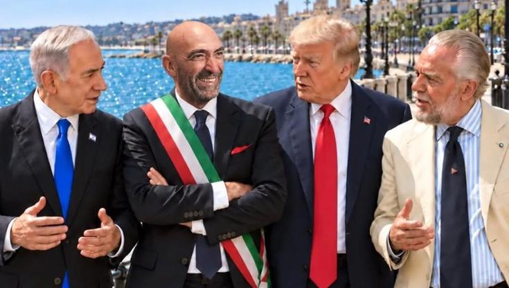 Immagine del post 25726 - Bari Netanyahu, Trump, De Laurentiis con Leccese: “Nessuno è straniero”. L’accoglienza secondo Carrieri - Bari