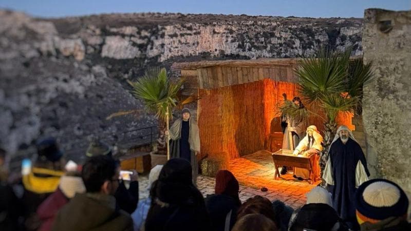 A Matera il Natale è con il Presepe vivente nei Sassi: “Quest’anno è dedicato alla pace” - Bari