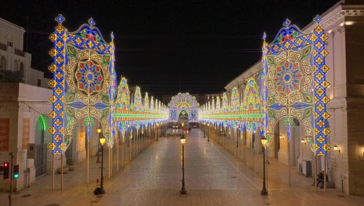 Spettacolo luminarie di San Nicola, l’accensione in piazza del Ferrarese giovedì 8 maggio - Bari