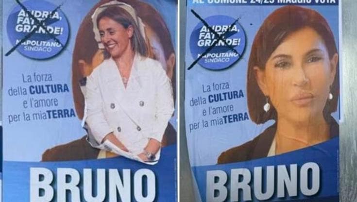 Immagine del post 20197 - Bari “Vota Giovanna Bruno”, ma non è la sindaca. Ad Andria polemica sul manifesto: confonde gli elettori - Bari