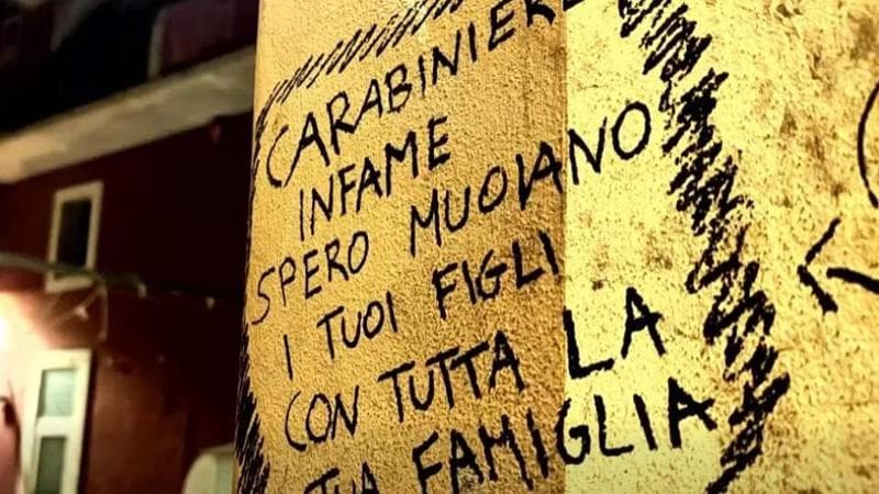 “Carabiniere infame, spero muoia tu e la tua famiglia”: la scritta shock a Sava. Aperta un’inchiesta - Bari