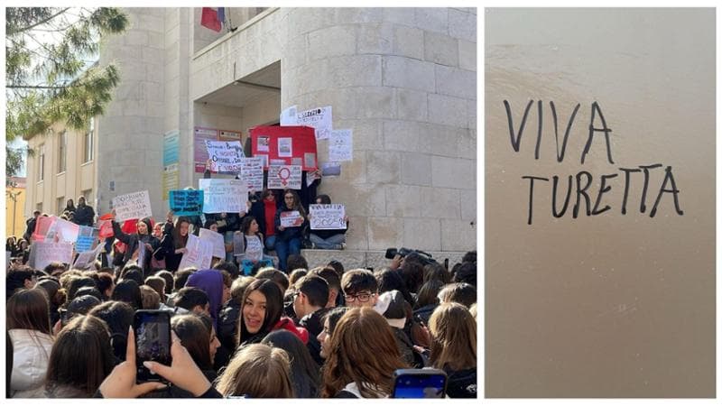 Immagine del post 5402 - Bari Scritta “Viva Turetta” nei bagni delle donne, a Barletta la rivolta dei liceali: “Abominevole” - Bari