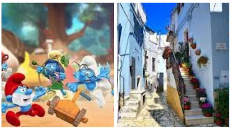 Immagine del post 9382 - Bari I Puffi arrivano a Casamassima: il borgo azzurro scelto per il lancio del nuovo film Paramount - Bari