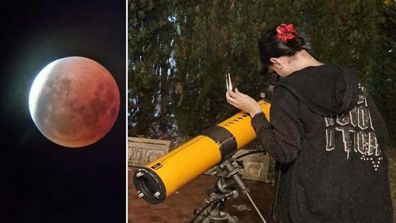 Immagine del post 11374 - Bari L’eclissi di luna incanta la Puglia, tutti a guardare il cielo: migliaia di foto sui social - Bari