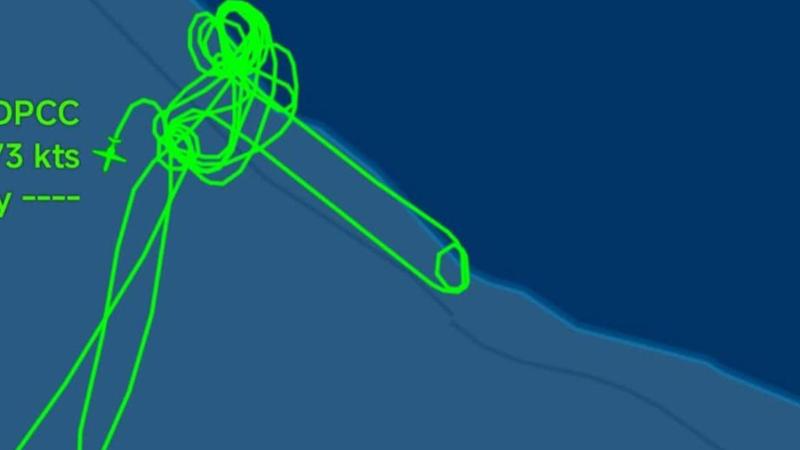 Canadair arriva in Puglia per spegnere incendio ma sulla mappa disegna un pene: l’immagine è virale - Bari